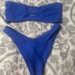 Blue Women's Swimwear Set